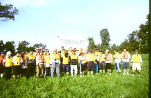 Universiti Malaysia Sabah Tree Planting in 2000