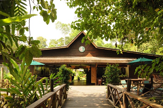Sukau Rainforest Lodge front small