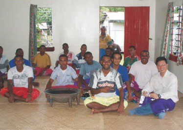 Meeting with community leader