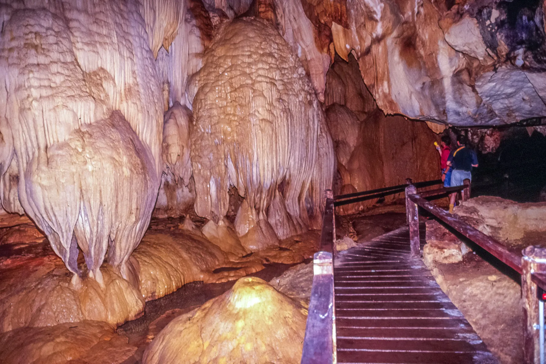 Inside the caves