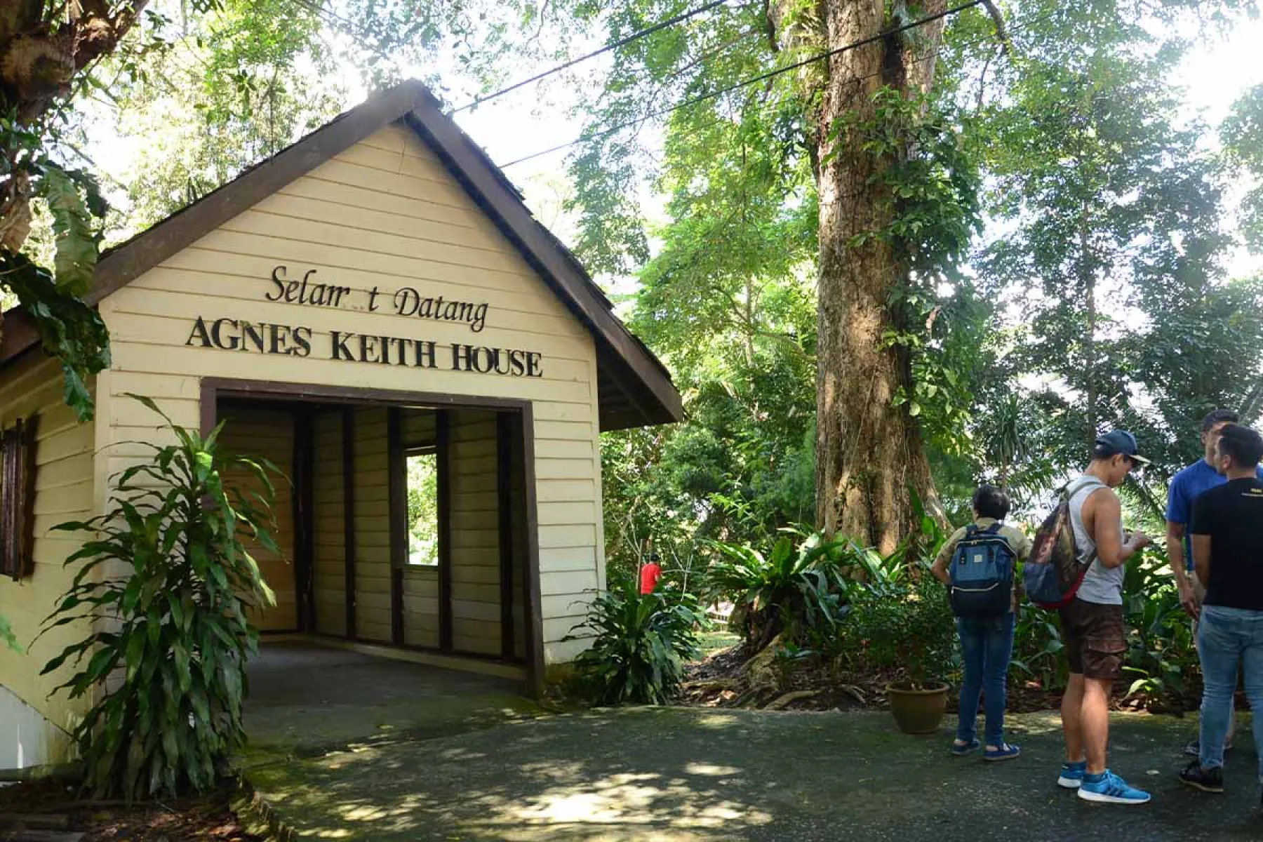 At the Sandakan War Memorial Park