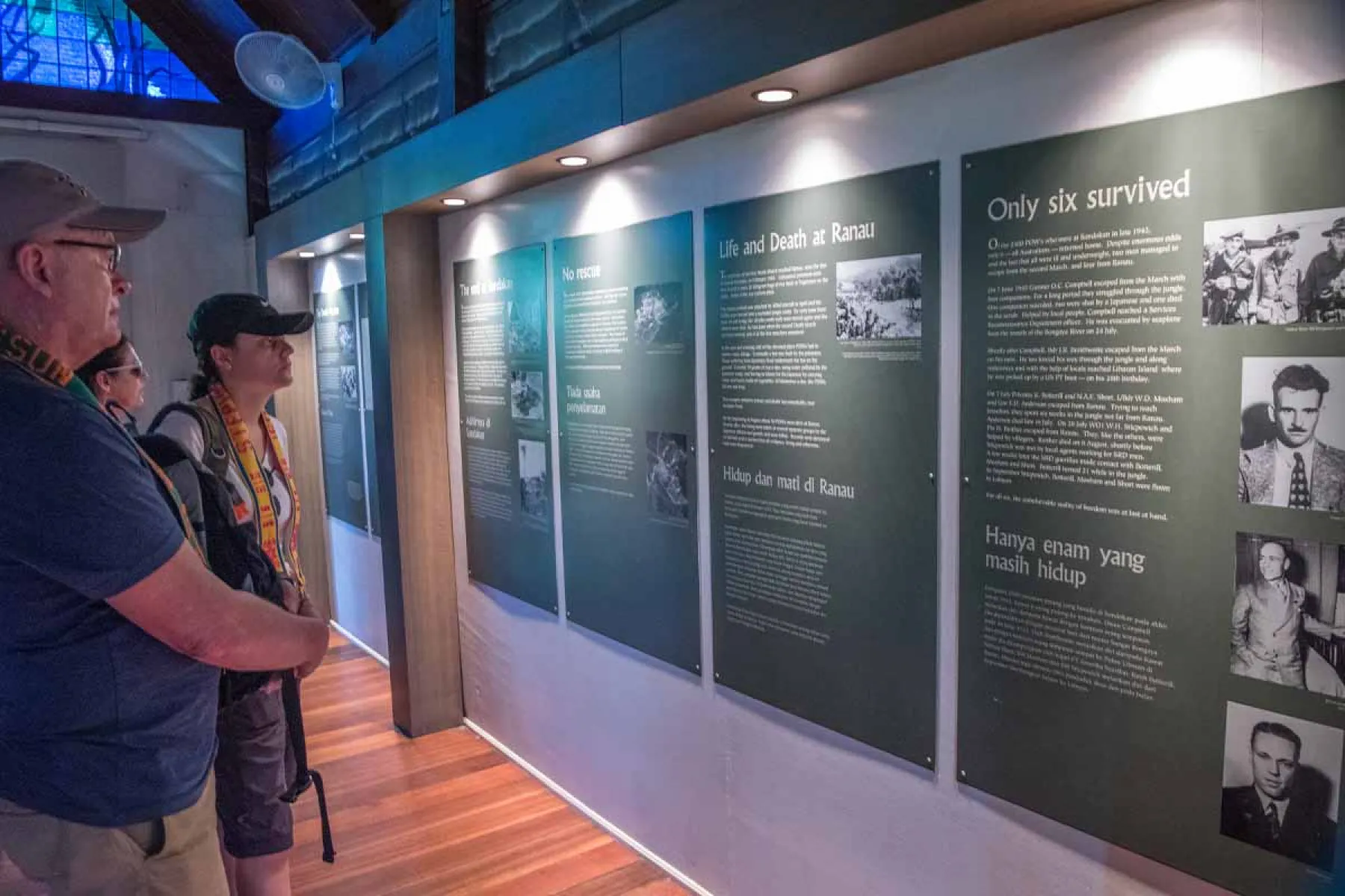 At the Sandakan War Memorial Park