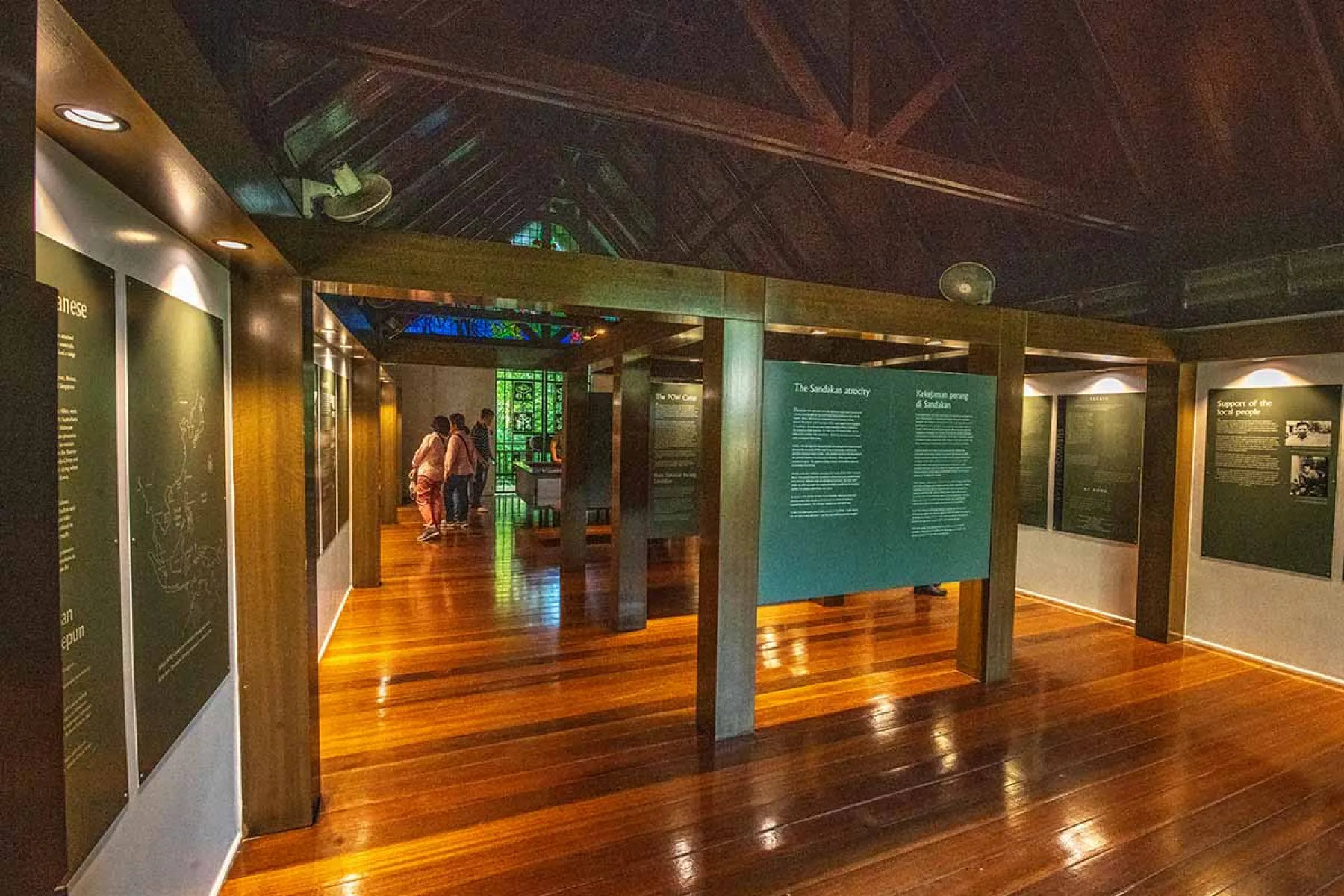 At the Sandakan War Memorial Park