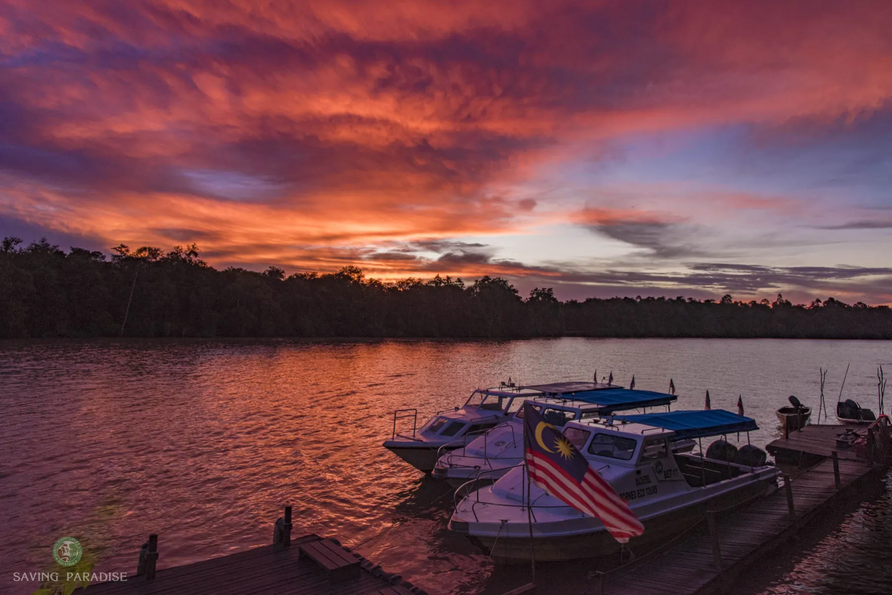 Dusk at Melapi Restaurant