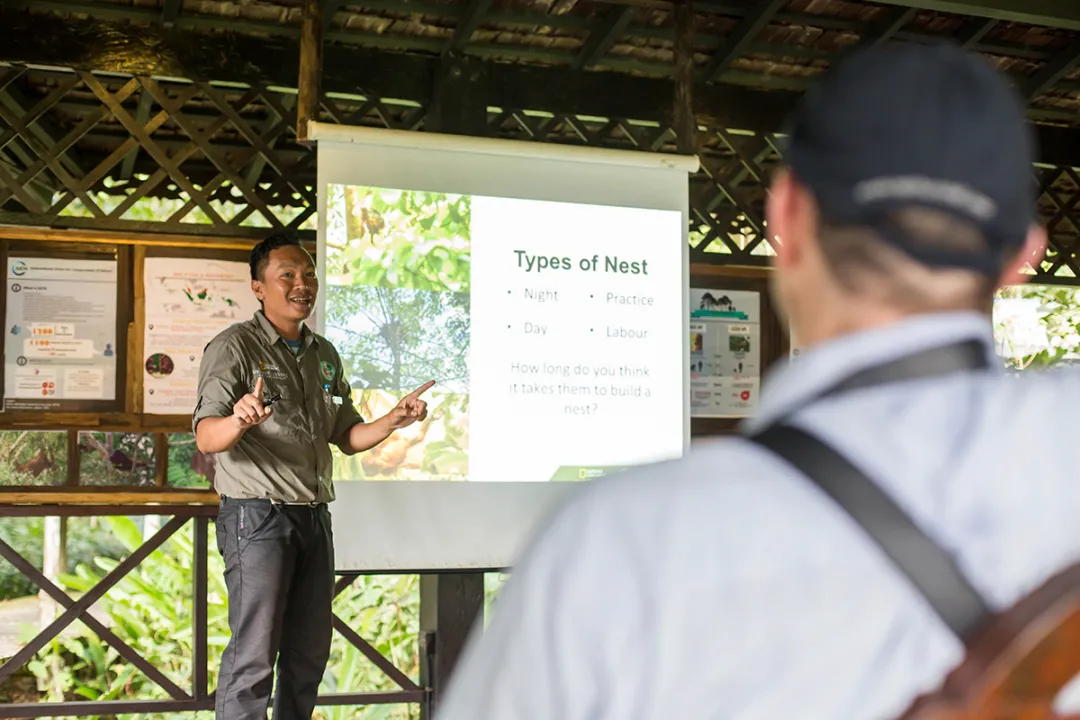 Our signature ape talk. Attend one of our many talks throughout the day.